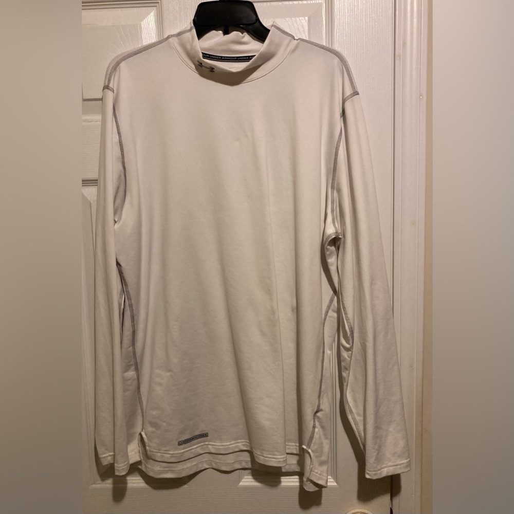 Under Armour white “cold gear” shirt.